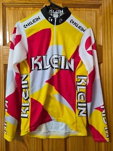 KLEIN Bike Jersey Racing MTB Race 1/2 Zip Shirt BMX Vtg Cycling Mens Small - Picture 1 of 8