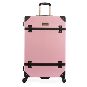 Juicy Couture 29” Pink Check-In Suitcase Spinner Luggage - Picture 1 of 11