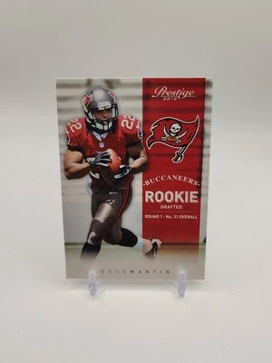 2012 Panini Prestige Football #245 Doug Martin Rookie Tampa Bay Buccaneers - Image 1 of 2