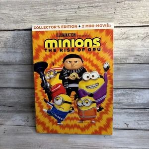 NEW! Minions: The Rise of Gru:  Collector’s Edition DVD Sealed + 2 Mini Movies - Picture 1 of 8