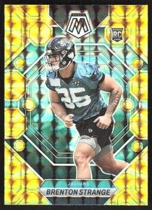 6627H 2023 Panini Mosaic #286 Brenton Strange Reactive Yellow Mosaic - Picture 1 of 2
