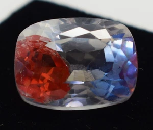 Natural Pitambri Sapphire 7.55 CT Certified Cushion shape multi Colour Gemstone - Picture 1 of 7