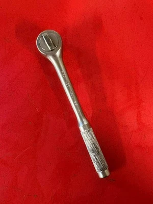 MAC Tools X8R 3/8" Drive Ratchet Wrench 7.5” Long Round Fine Tooth Knurled USA - Image 1 of 4