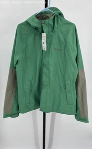 Marmot Men's Clover Recycled Polyester Cascade Jacket Large Waterproof Hooded - Picture 1 of 5