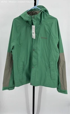 Marmot Men's Clover Recycled Polyester Cascade Jacket Large Waterproof Hooded - Image 1 of 4