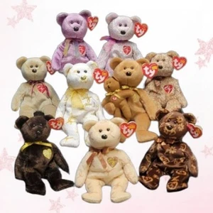 ⭐️ Komplettsatz TY Beanie Babys SIGNATURE BEARS - 1999 bis 2007 - MWMT'S - Bild 1 von 1