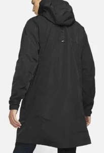 $299 Nike Sportswear Lab Tech Parka Chaqueta de gabardina negra para hombre grande CZ9886 - Imagen 1 de 9