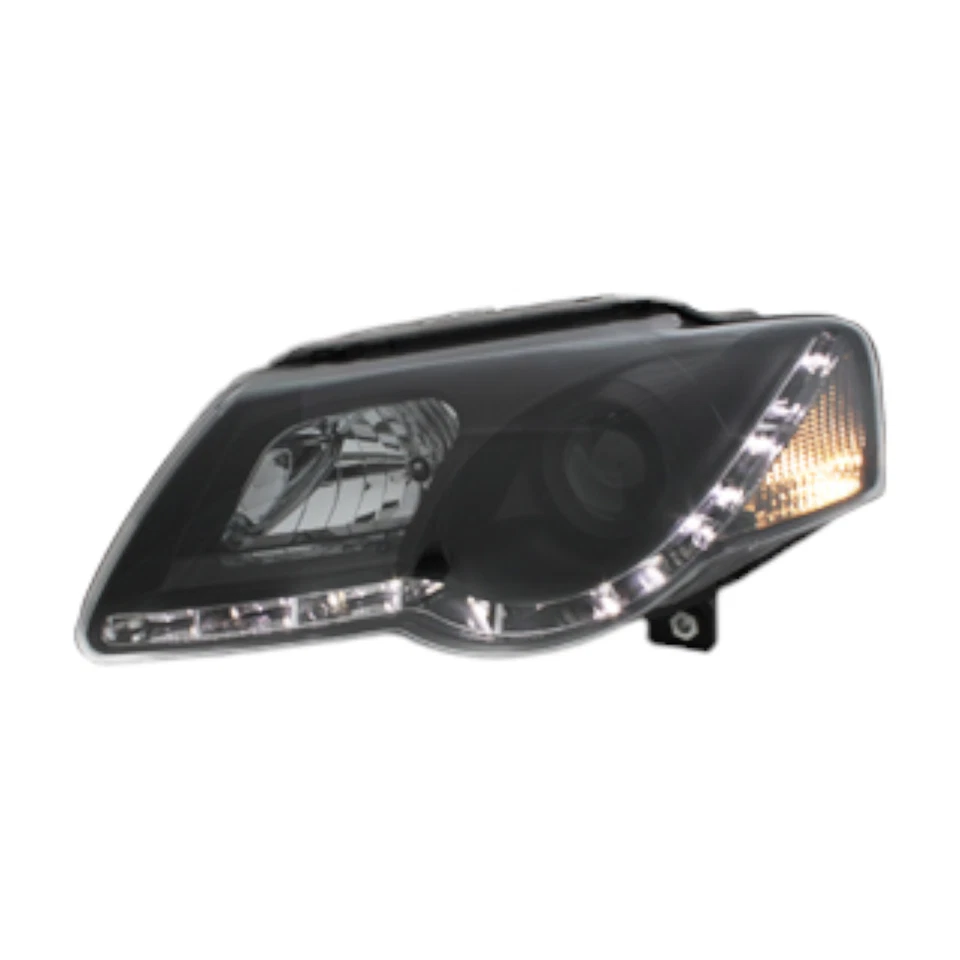 Scheinwerfer mit LED Tagfahrlicht Schwarz - VW Passat (3C) - Bild 1 von 1
