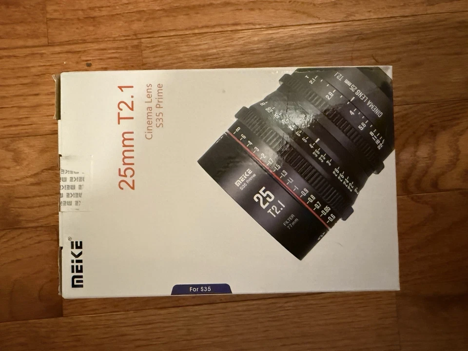 Lente de cine Meike 25 mm T2.1 S35 Prime para montura Canon EF Foto 1 de 1