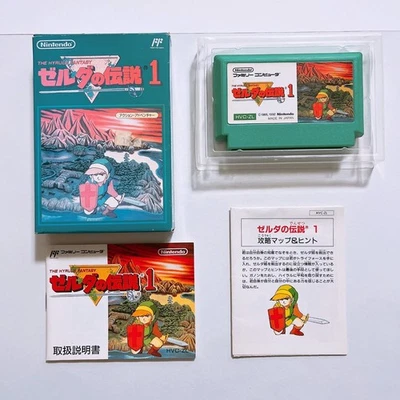 The Legend of Zelda 1 Famicom Japan FC NES Nintendo Game Good - Image 1 of 4