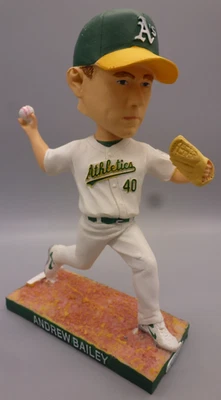 2010 OAKLAND ATHLETICS A's SGA BOBBLEHEAD ANDREW BAILEY ROOKIE of the YEAR - Image 1 of 4
