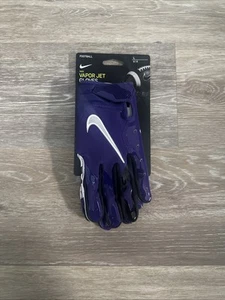 Nike Vapor Jet 6.0 Football Gloves NCAA Team TCU Hornes Frogs Men L - Picture 1 of 4