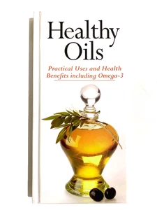 Libro de aceites saludables de Lee Faber usos prácticos y beneficios para la salud Omega-3 en muy buena condición - Imagen 1 de 4