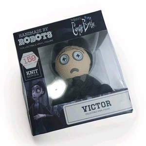 Figura de vinilo hecha a mano por robots Victor Corpse Bride Knit Series #159 Tim Burton - Imagen 1 de 8