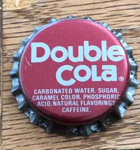 Soda Bottle Caps Vintage Double Cola Set of 10 1970's 7UP Hagerstown Maryland - Picture 1 of 4