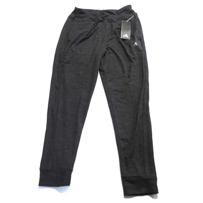 New Adidas Girls' 3S Cuffed Melange Jogger Pants Black Athletic M $35 - Image 1 of 4