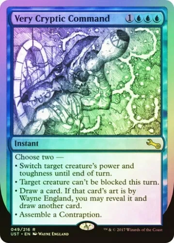 FOIL Very Cryptic Command (Version 5) ~ Unstable [ NearMint ] [ Magic MTG ] - Image 1 of 1