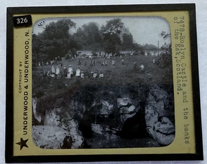 MAGISCHE LATERNENFOLIE ROSLYN CHAPEL ESK BANKS BEI EDINBURGH SCHOTTLAND 1900er 326 - Bild 1 von 2