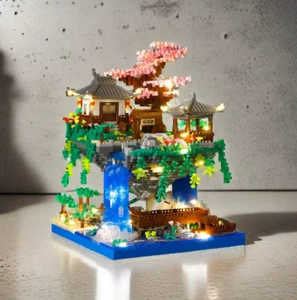 Taohuatan Lake Themed Micro Brick Building Blocks Set Adult Creative Toys Unique - Picture 1 of 8