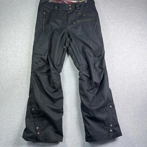 Obermeyer Jayden Ski Pants Women’s 10 Zip Pockets 05116 Snowboard Black READ - Picture 1 of 17