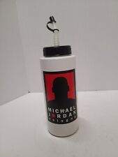 Vintage NBA Michael Jordan Cologne Sports Water Bottle w/ Straw and Straw Cap