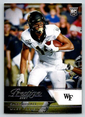 2021 Panini Chronicles Draft Picks Prestige #78 Sage Surratt (ref 219179) - Image 1 of 2
