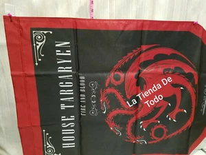 36X24" APROX. BANDERA PARA CASA DE BARGARYEN FORMA DE ESCUDO RETIRADO LEER - Imagen 1 de 2