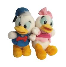 Vintage Tokyo Disneyland Disney Donald Daisy Duck Plush Kids Soft Toy Doll RARE