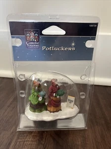 Lemax Christmas Village Collection Carole Towne Potluckers Figurine Accessory - Picture 1 of 2