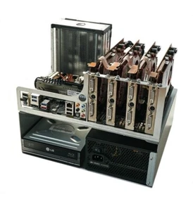 OPEN PC case P-CASE 7 mATX RAW - raw sheet , test bench / RAW HARDWARE - Zdjęcie 1 z 24