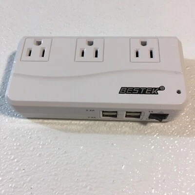 Bestek International 200W Travel Adapter & Power Converter ~ USB ~ MRJ201GU - Image 1 of 4