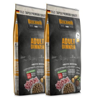 2 x 12,5 kg Belcando Adult Dinner Trockenfutter Hundefutter Sparpaket - Bild 1 von 3