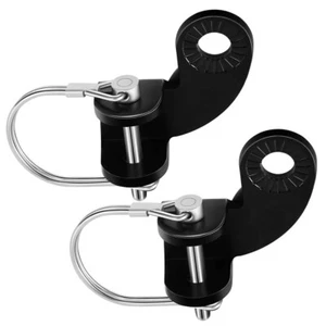 2 Pcs Bicycle Trailer Pull Head Traction Adapter Durable Bike Baby - Picture 1 of 12