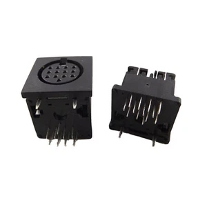 10pcs DIN 13 Pin Circular Jack Female Panel Mount PCB Mount Connector Adapter - Picture 1 of 6