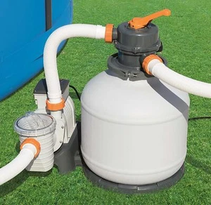 BESTWAY PISCINA POMPA FILTRO A SABBIA CAPACITÀ 5.678 L/H 230.W - Foto 1 di 5