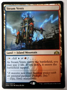 MTG: Guilds of Ravnica - Steam Vents - Rare - #257 - LP - Picture 1 of 1