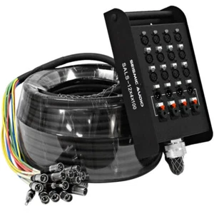 XLR Audio Snake Cable TRS 1/4" Returns - 12, 16, 24, 32 Channel - 50' to 200' - Picture 1 of 1