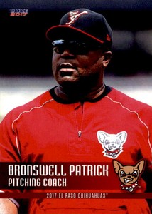2017 El Paso Chihuahuas Choice #32 Bronswell Patrick Greenville North Carolina 