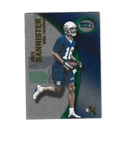2001 E-X #140 Alex Bannister /1250 RC SEATTLE SEAHAWKS - Picture 1 of 2