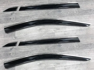 WINDOW VISOR FIT FOR 2019 2020 2021 2023 TOYOTA RAV4 (CHROME TRIM 6PCS) VISORS - Bild 1 von 3