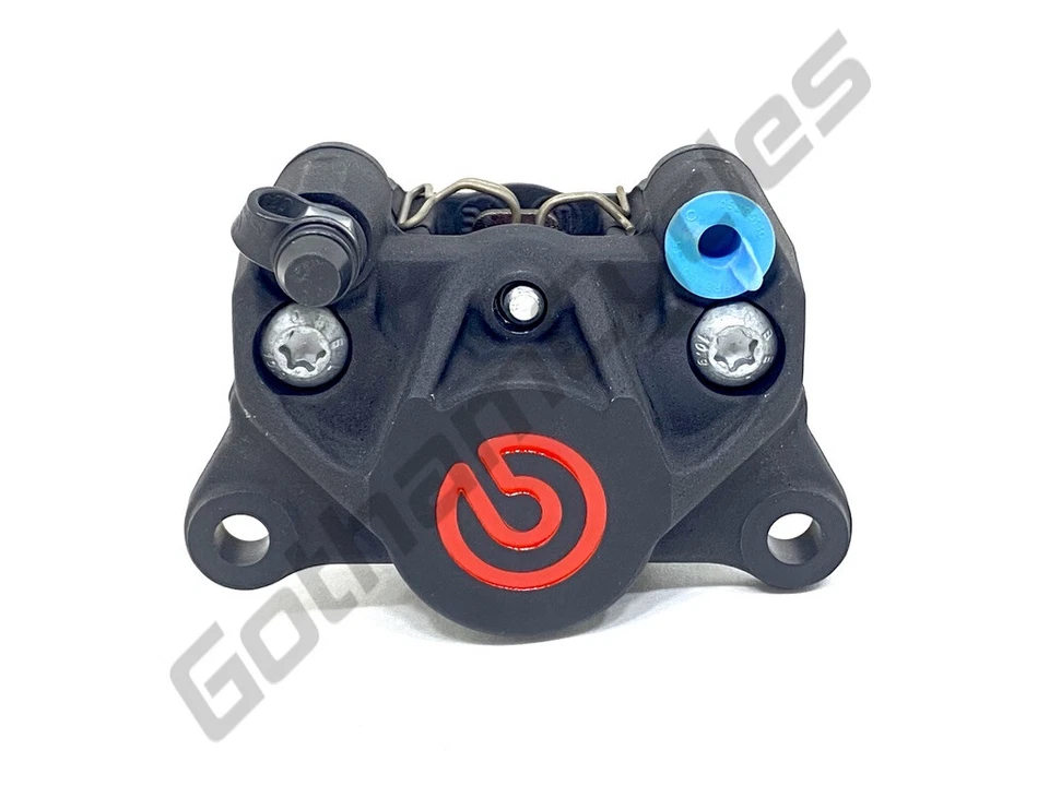 Ducati Brembo 34mm P34 34G P34G P2 Rear Brake Caliper BLACK w/ Painted RED Logo - Image 1 of 1