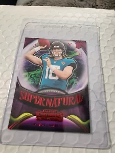 2021 Panini Contenders TREVOR LAWRENCE Ruby Supernatural RC SN-TLR ๐ฅ - Picture 1 of 3