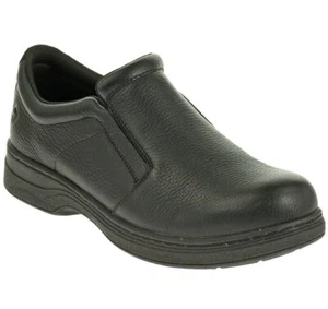 WOLVERINE Men's HUME EPX W10366 Black SOFT-TOE / SLIP-ON OXFORD SHOES - 8.5 - Picture 1 of 6