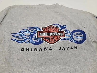 Camisa Harley Davidson vintage Okinawa Japón Al's Yum Yum Tree manga larga mediana Foto 1 de 4