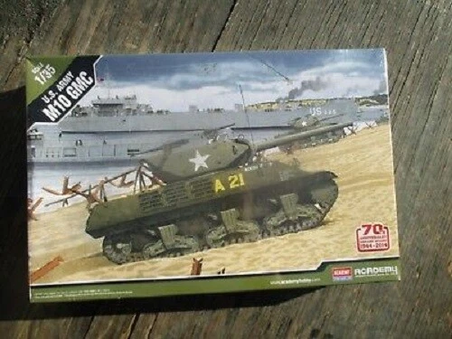 Academy # 13288 U.S. Army M10 GMC Normandy Invasion 1944-2014 Kit 1:35 MIB  - Image 1 of 1