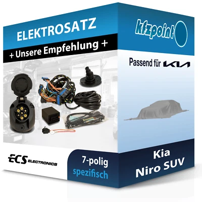 ECS E-Satz 7polig fahrzeugspezifisch passend für Kia Niro SUV NEU - Bild 1 von 2