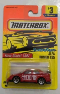 MOC Matchbox Die Cast Red Super Fast Alfa Romeo 155 1997 No. 3 - Picture 1 of 3