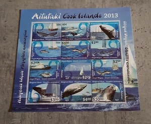 AITUTAKI WALES &DOLPHINS &SHIPS SHIPS SHEET MNH - Picture 1 of 1