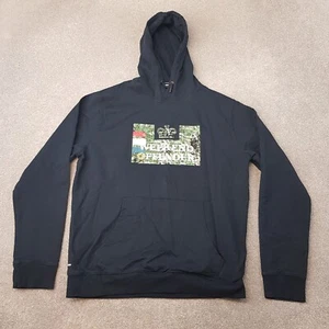 Weekend Offender Mens Hoodie XL Blue Navy Jumper Pullover Casuals Mod Liam Ska - Picture 1 of 9