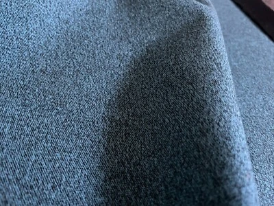 Polsterstoff Mikrofaser mit Fleckschutz  Meterware weich meliert in Petrol Neu - Bild 1 von 4